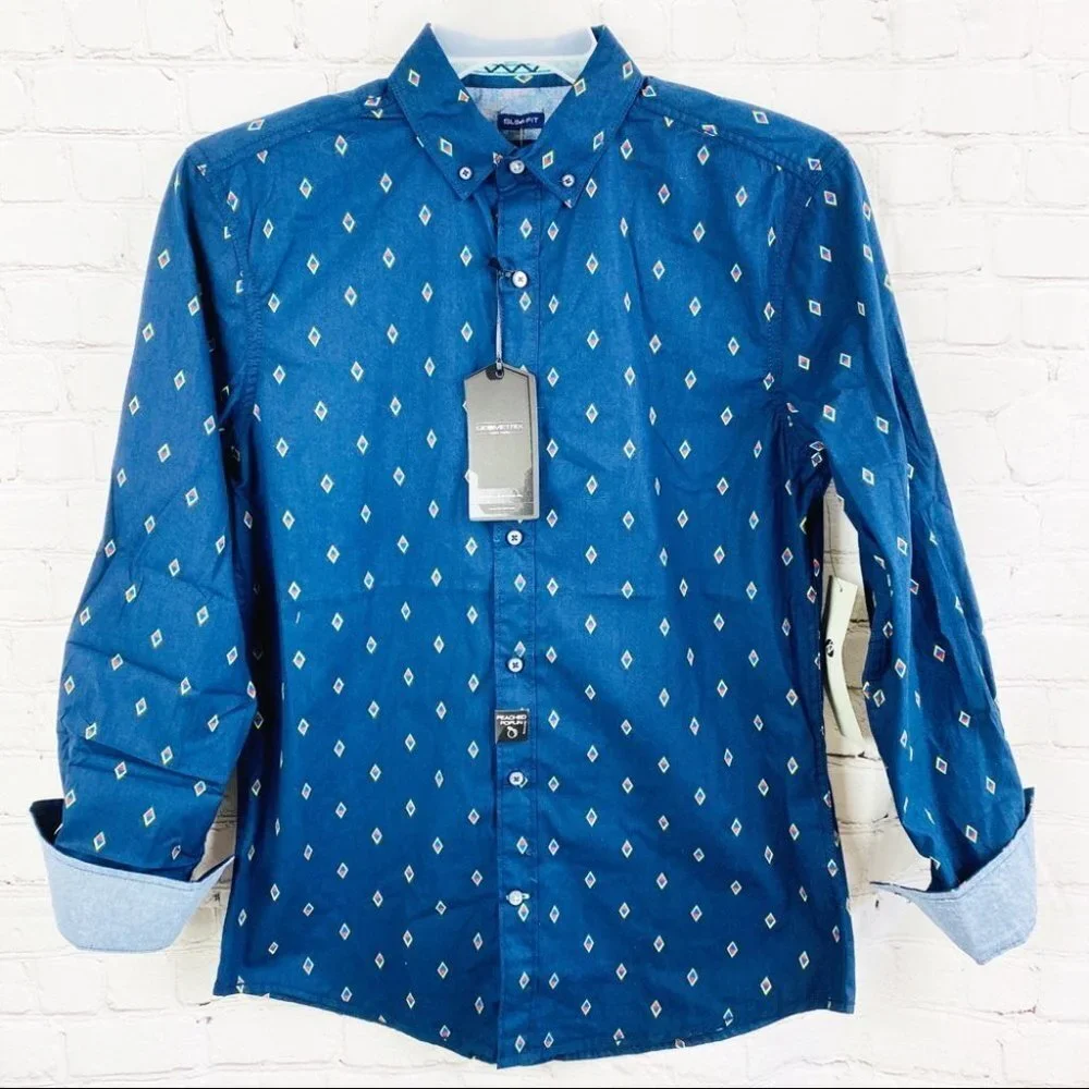 NEW Men's Long Sleeve Button Down Shirt Africa - Picture 11 of 11